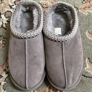 UGG Cozy Gray Suede Slippers